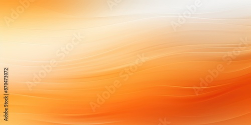 Abstract Orange and White Waves Background