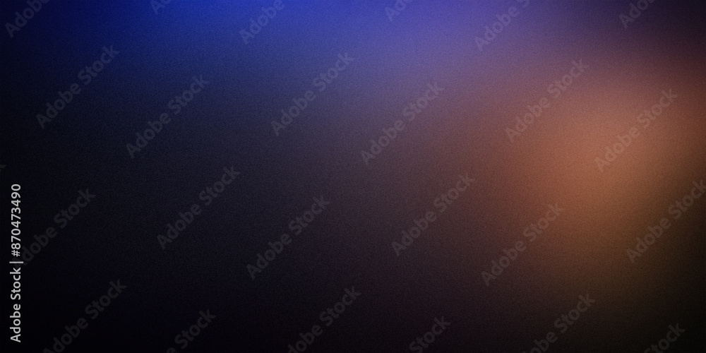 Obraz premium Elegant gradient background blending blue, purple, and orange tones. Ideal for creating sophisticated digital designs, presentations, and web elements with a smooth, modern appeal