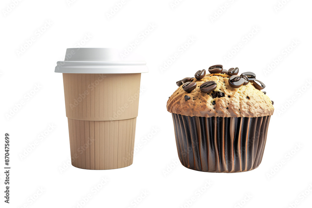 a cup of coffee and muffin a cup of coffee and muffin