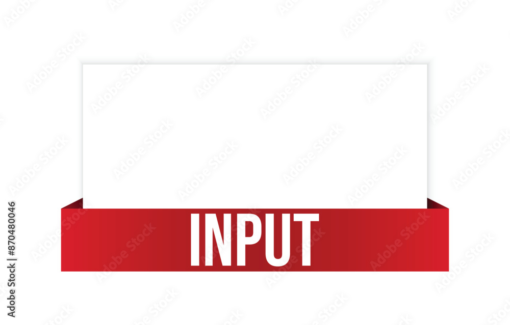Input Vector banner ribbon design Input Vector banner ribbon design