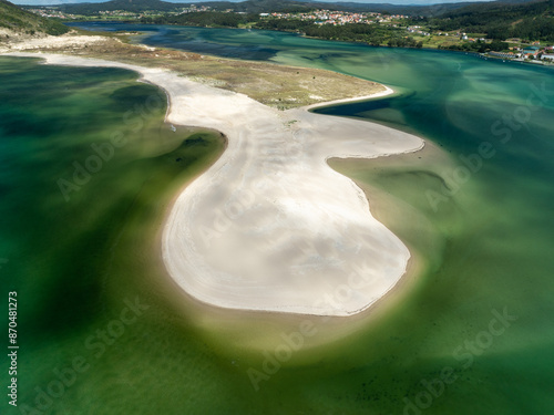Fototapeta Naklejka Na Ścianę i Meble -  Playa de La Barra en Ponteceso A Coruña