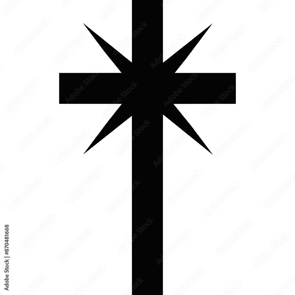 Religion symbol. christian cross vector symbol flat and outline style. Cross symbols. Crucifix. Jesus Christian goddess Religion symbol. christian cross vector symbol flat and outline style. Cross symbols. Crucifix. Jesus Christian goddess
