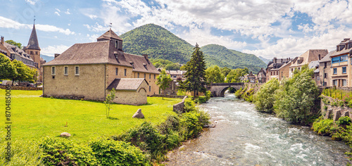 Arreau, Hautes-Pyrénées, France: Neste River through Arreau