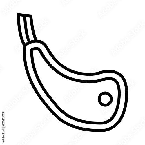 Lamb Chop line icon
