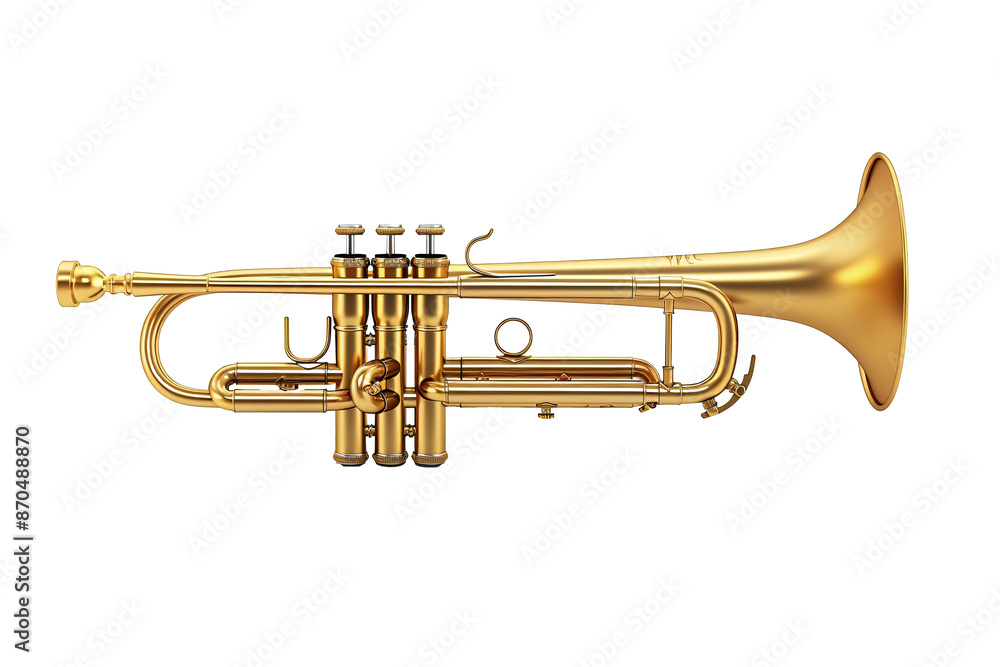 Fototapeta premium a close up of a trumpet
