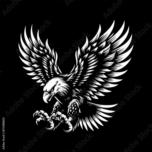 eagle with wings