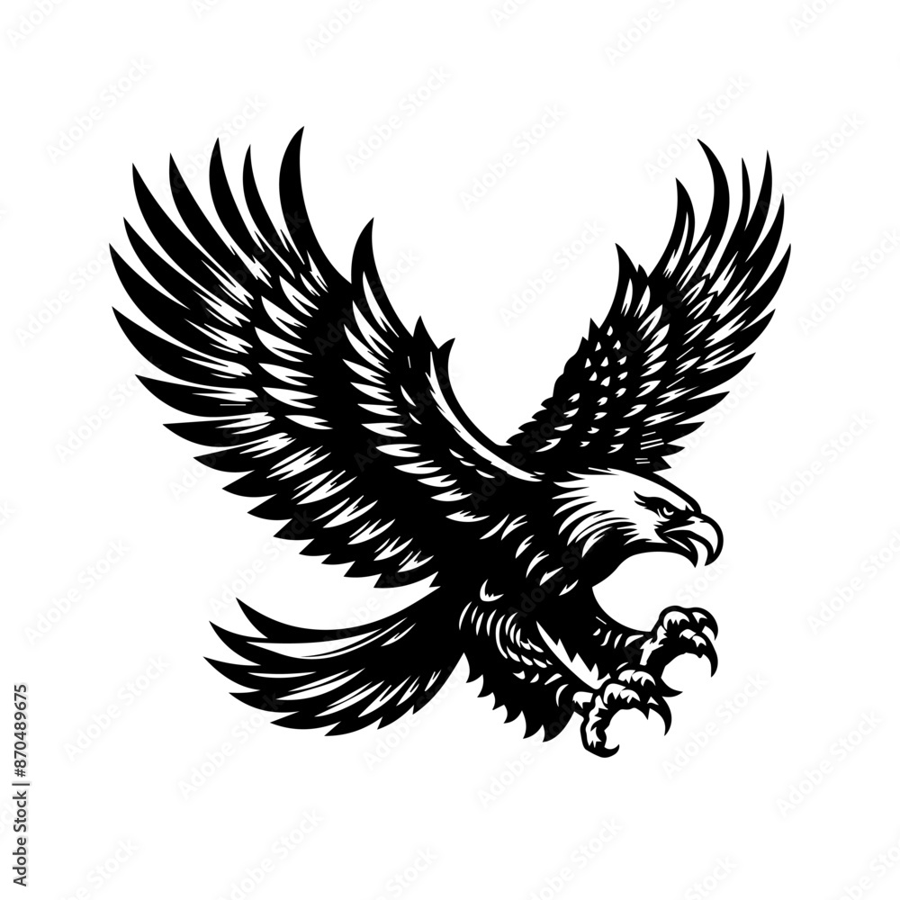 Fototapeta premium eagle tattoo design