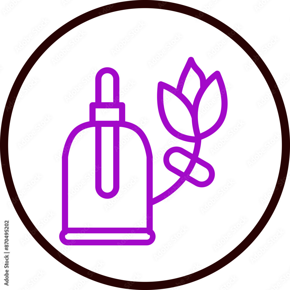rosewater Vector Line Purple Circle Black rosewater Vector Line Purple Circle Black