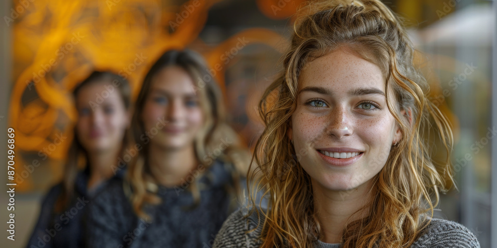 Young creative business people meeting at office.