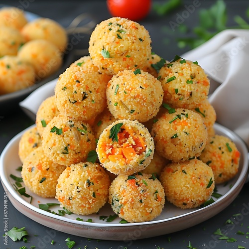 A Tower of Delicious Couscous Balls