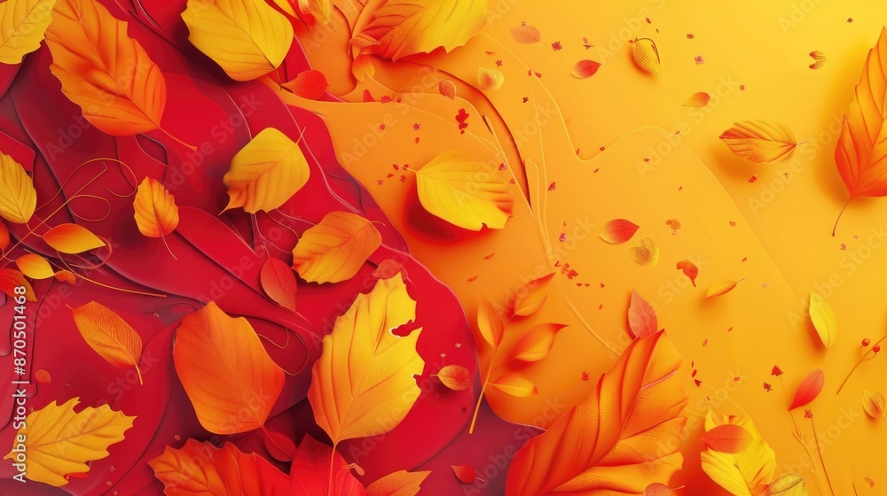 Autumn Leaves Background Autumn Leaves Background
