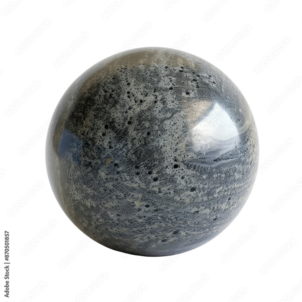 Grey marble sphere with intricate patterns, reflecting light, isolated on transparent background. Perfect for decor, design, and architecture. Grey marble sphere with intricate patterns, reflecting light, isolated on transparent background. Perfect for decor, design, and architecture.