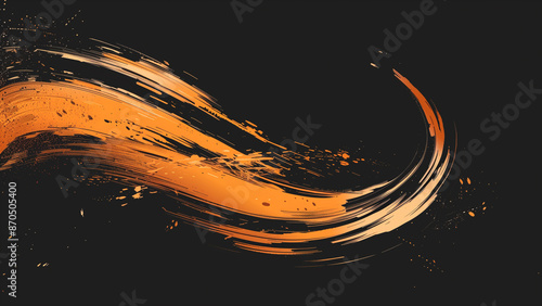 Dynamic Diagonal: A Vector Brush Stroke
