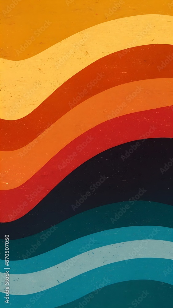 Retro gradient background with grain texture Wallpaper Retro gradient background with grain texture Wallpaper