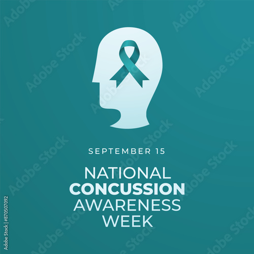 vector graphic of National Concussion Awareness Day ideal for National Concussion Awareness Day celebration.