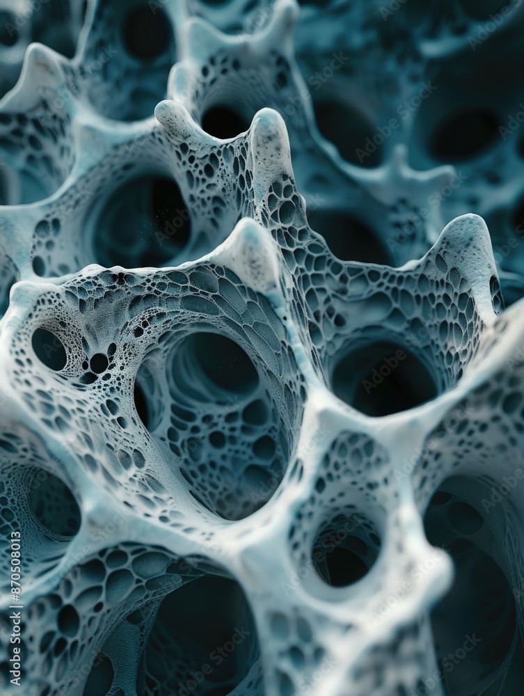 Close-up of bone structure Close-up of bone structure