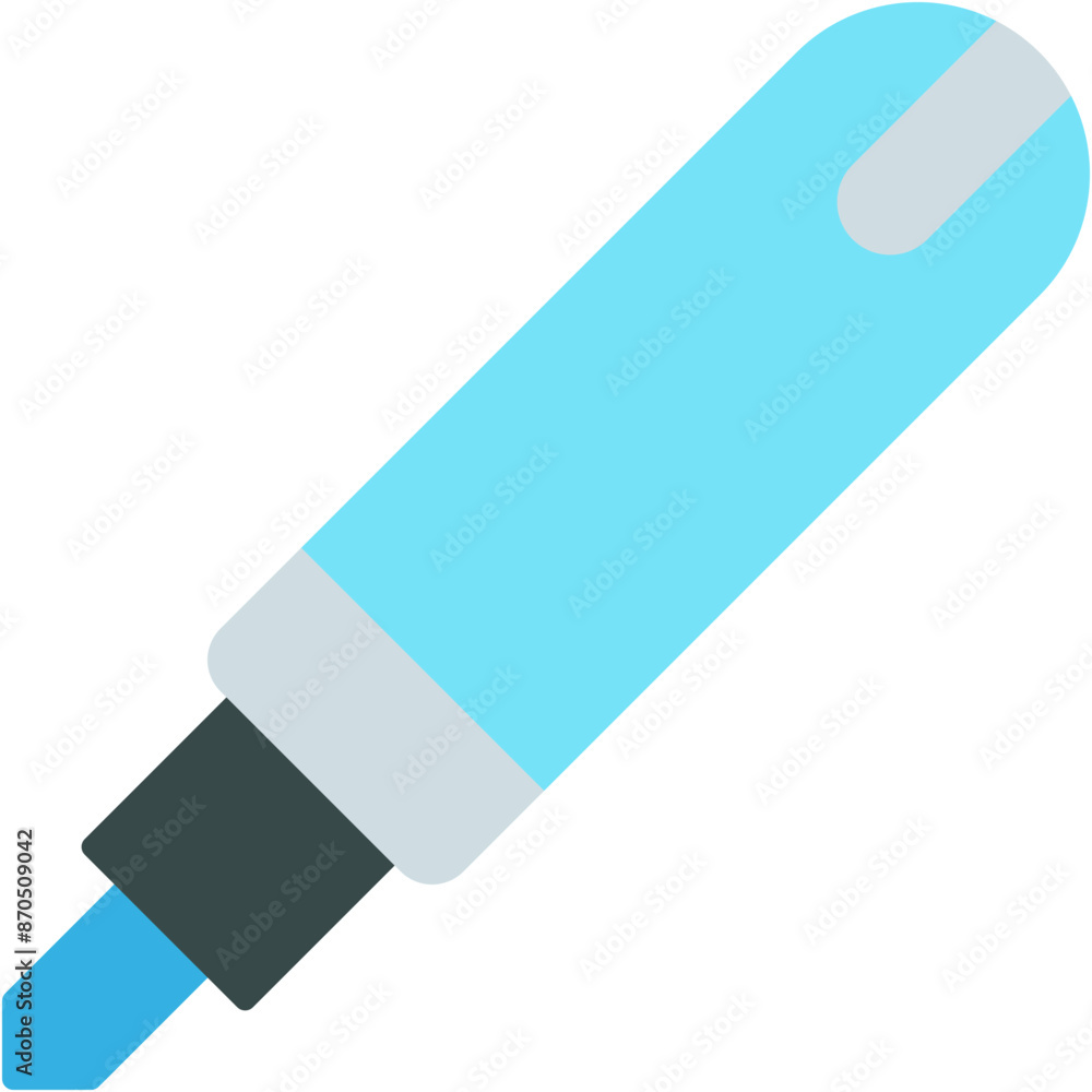 Vector Icon Marker, School Material, Constructions, Carpentry, Writer Vector Icon Marker, School Material, Constructions, Carpentry, Writer