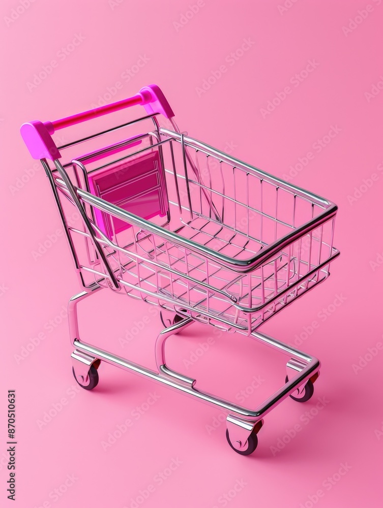 Pink Shopping Cart Pink Shopping Cart