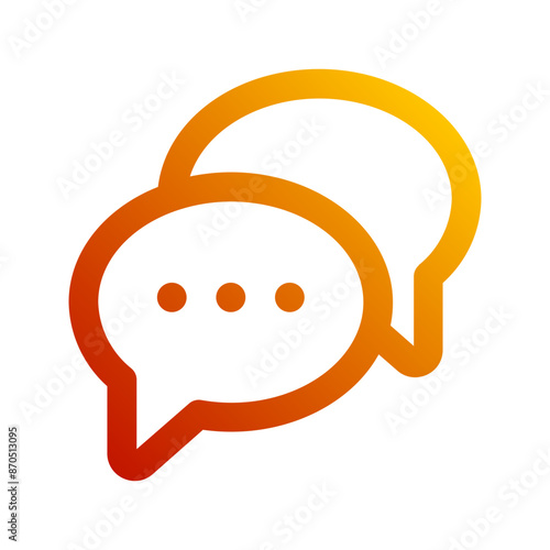 communications gradient icon