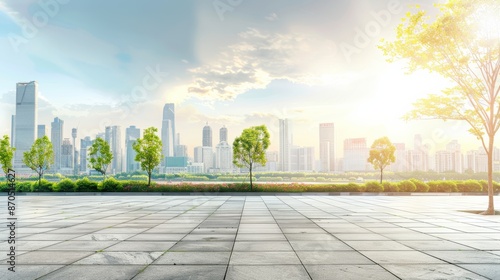 Sustainable Housing Development, noon, panoramic view © Hague