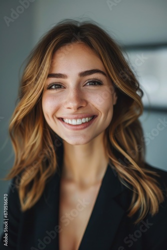 Woman with Long Brown Hair