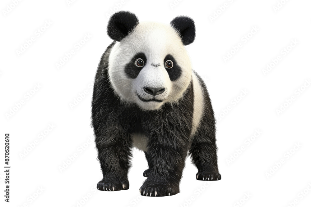 Panda isolated on transparent background Panda isolated on transparent background