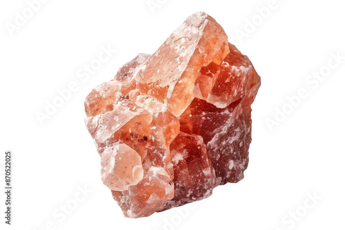 Pink hamalian salt isolated on transparent background