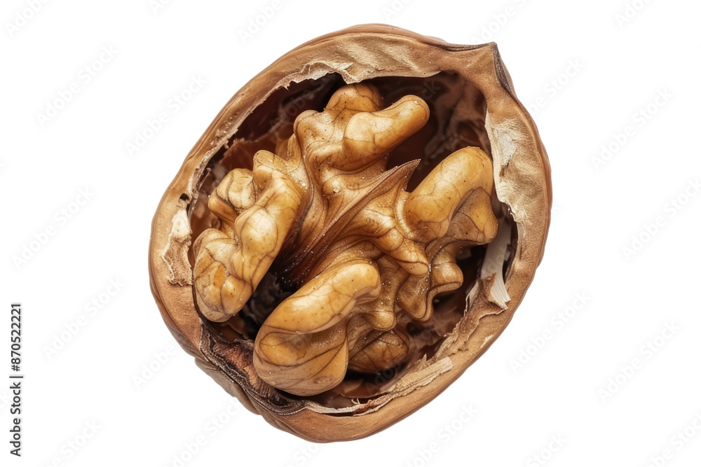 Peeled walnut isolated on transparent background Peeled walnut isolated on transparent background