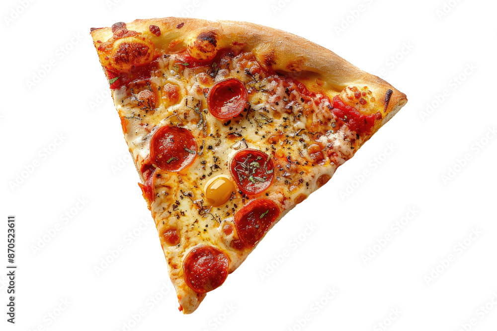 Pizza slice isolated on transparent background Pizza slice isolated on transparent background