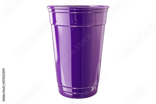 Wallpaper Mural Purple plastic party cup isolated on transparent background Torontodigital.ca