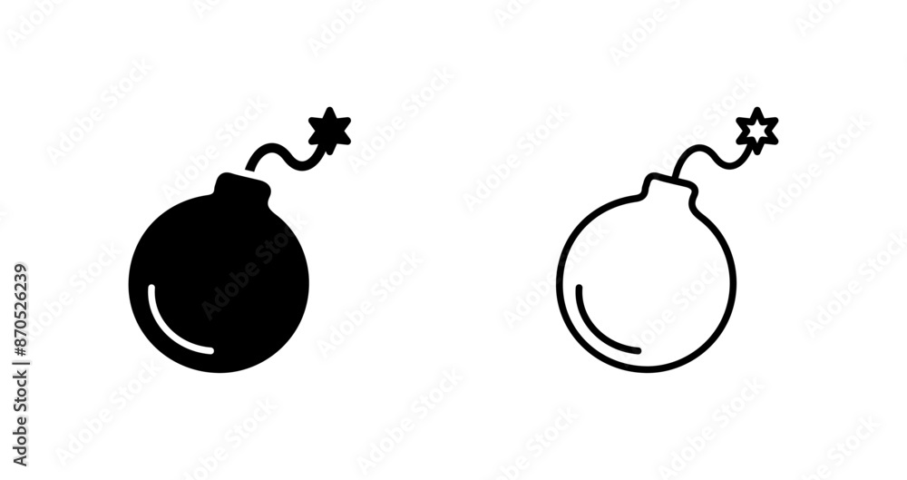 Bomb Vector Icon Bomb Vector Icon