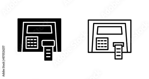 ATM Machine Vector Icon