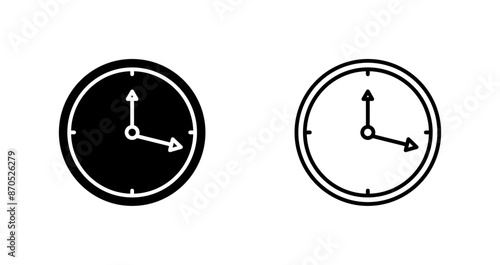 Clock Vector Icon