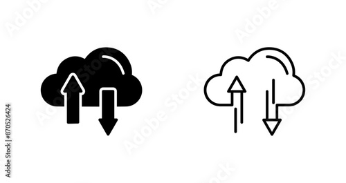 Cloud Storage Vector Icon