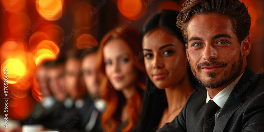 Corporate business team and manager in a meeting Corporate business team and manager in a meeting