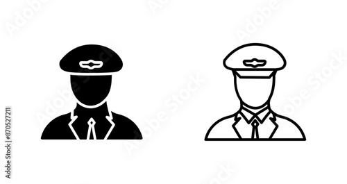 Flight Captain Vector Icon