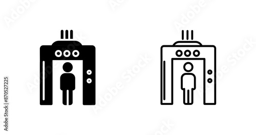 Airport Security Vector Icon