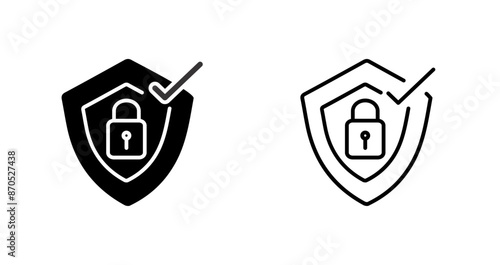 Verified Protection Vector Icon