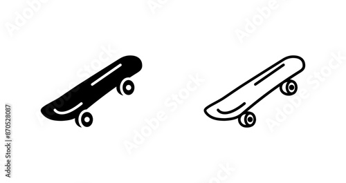 Skateboard Vector Icon