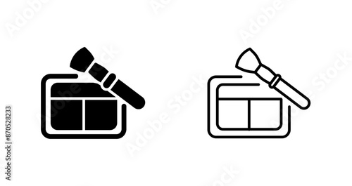 Blushon Brush Vector Icon
