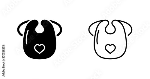 Baby Bib Vector Icon