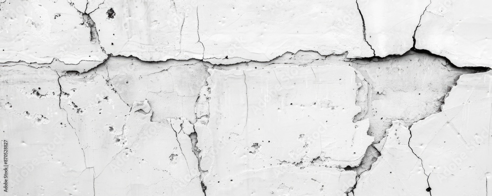 white grunge wall with cracks and stains for design or banner decoration white grunge wall with cracks and stains for design or banner decoration