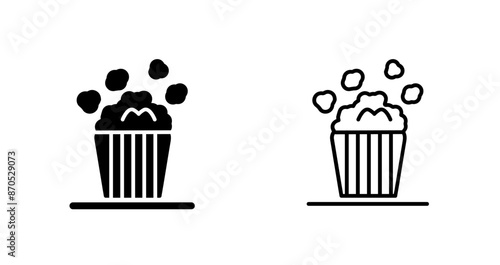 Popcorn Vector Icon