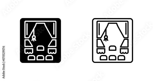 Curtain Vector Icon
