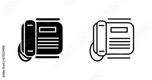Telephone Vector Icon