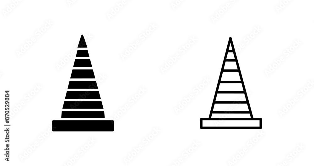 Fototapeta premium Cone Vector Icon