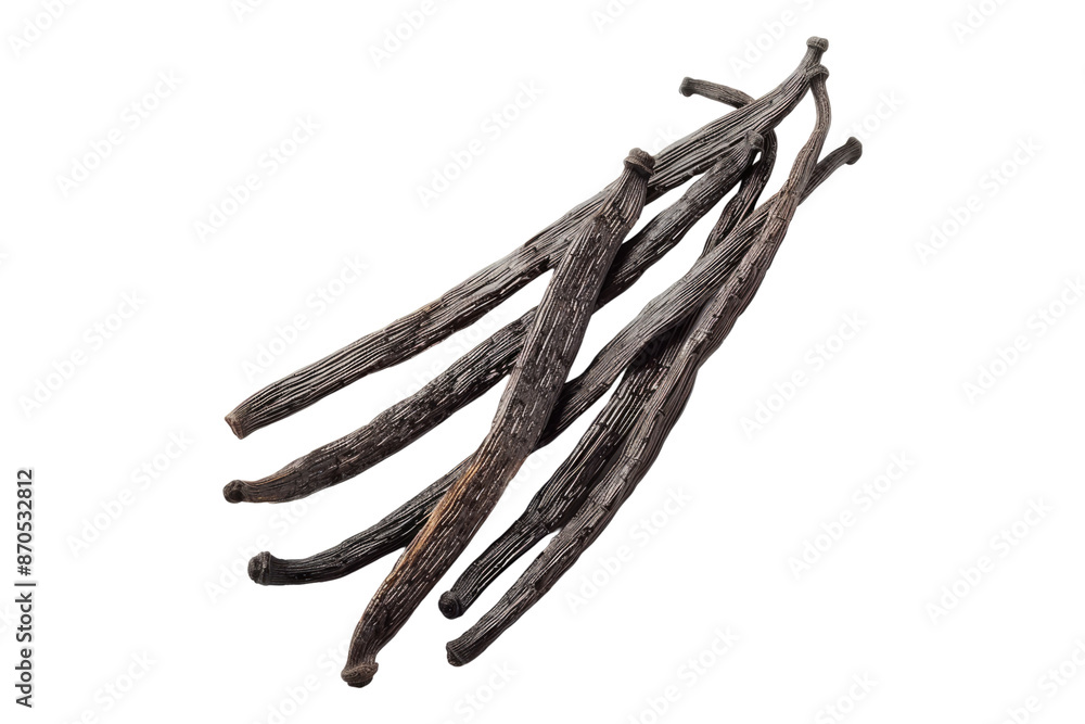 Vanilla beans isolated on transparent background Vanilla beans isolated on transparent background