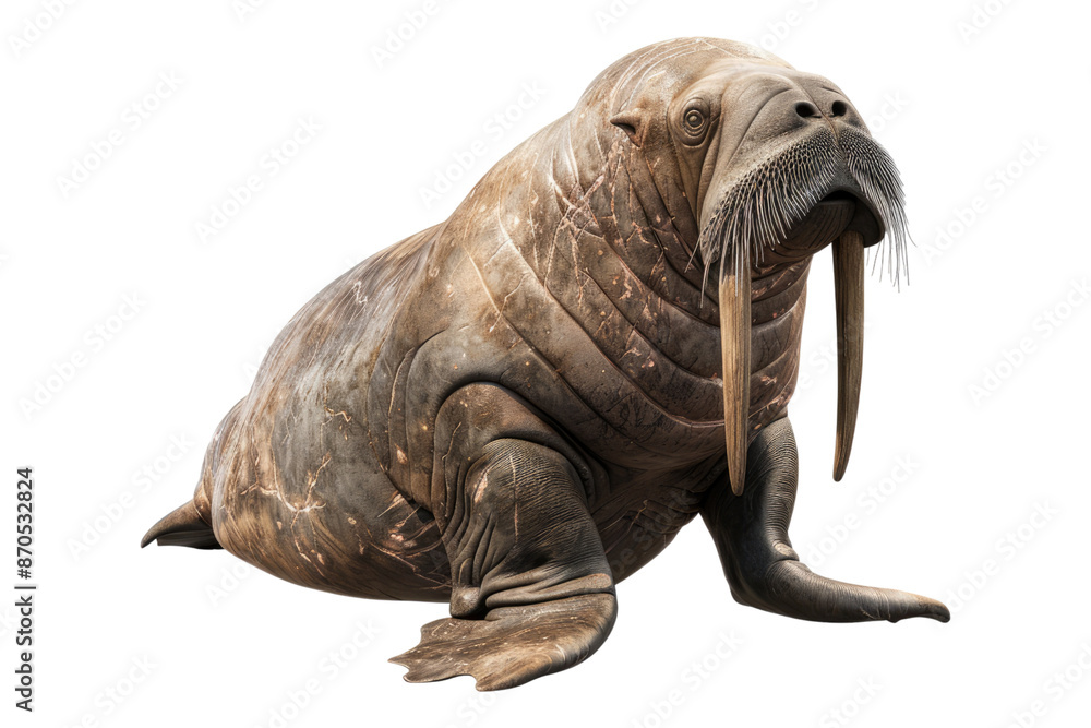 Obraz premium Walrus isolated on transparent background