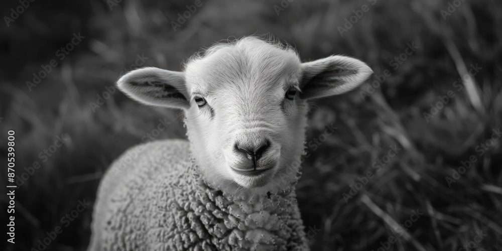 Obraz premium Black and White Sheep