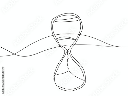 Hourglass with Depleting Sand: A Visual Reminder of the Urgent Need to Mitigate Risks and Act Swiftly